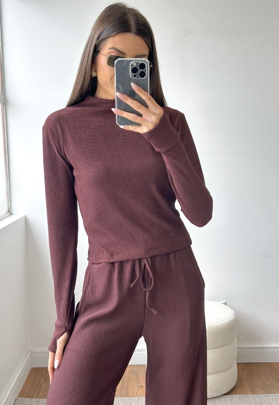 Conjunto Anarruga Comfy Inverno Café