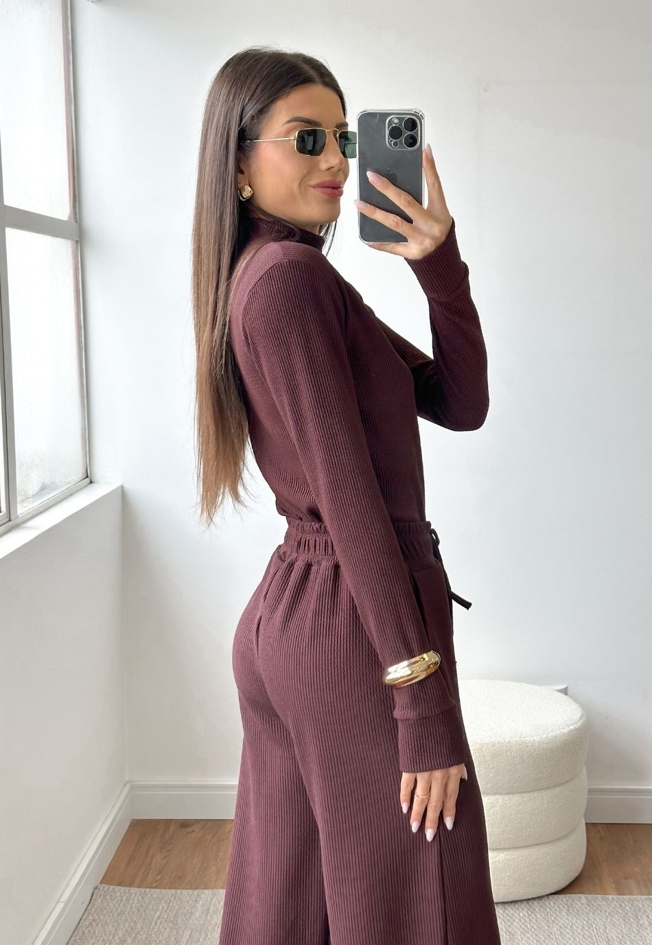 Conjunto Anarruga Comfy Inverno Café