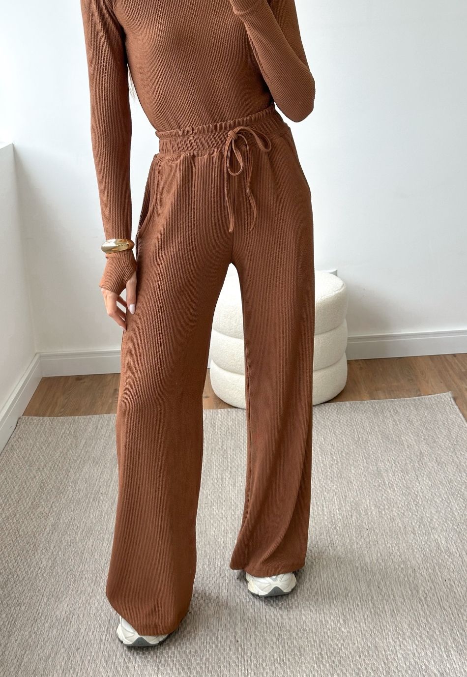 Conjunto Anarruga Comfy Inverno Marrom