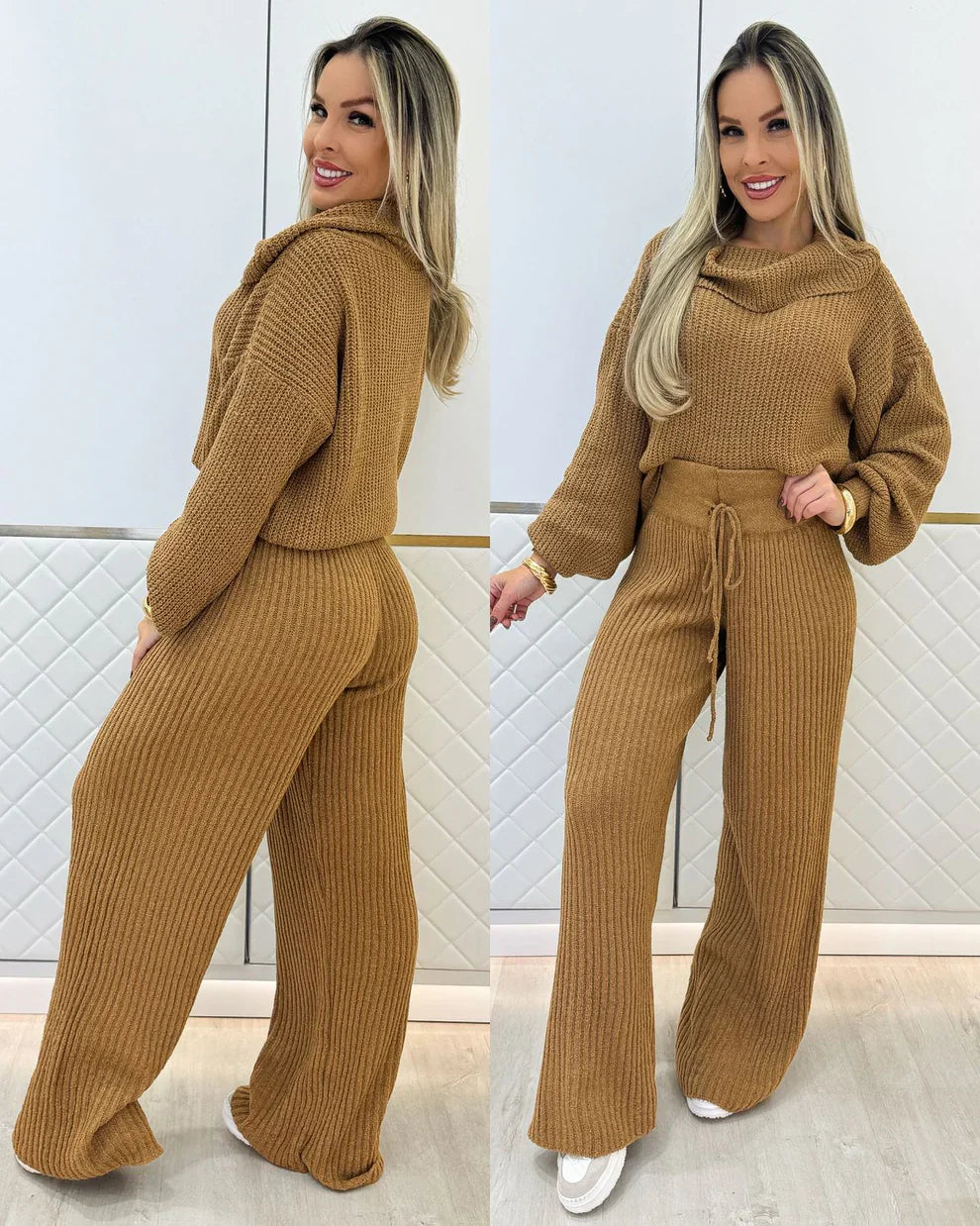 Conjunto Tricô Londres