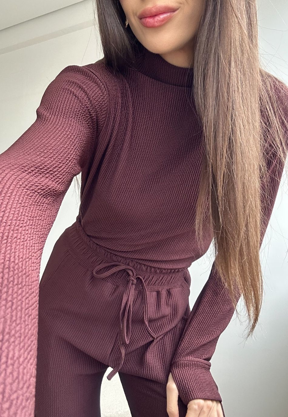 Conjunto Anarruga Comfy Inverno Café