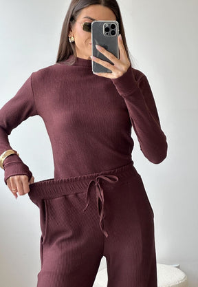 Conjunto Anarruga Comfy Inverno Café