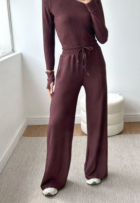 Conjunto Anarruga Comfy Inverno Café